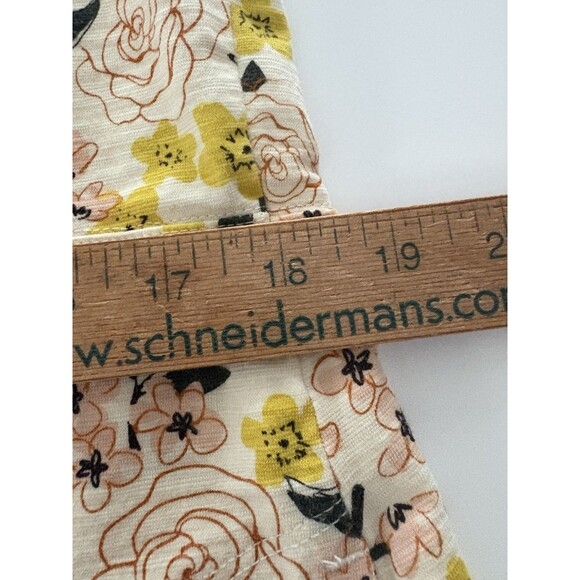 Duluth Trading Co Maxi Dress Womens L Yellow Floral Prairie To ‘n’ Flow High Low - Picture 14 of 15